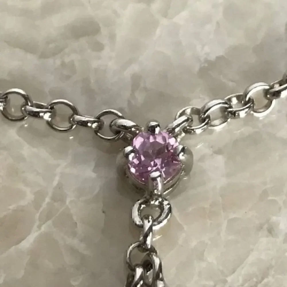 DON LUCAS necklace‎ 925 silver Swarovski Cristals​​​​​​​​​